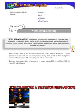 Understanding Broadcasting Understanding Television Broadcasting | PDF | Broadcasting | Radio
