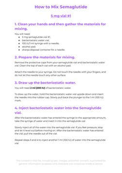how to mix semaglutide and bac water 10mg with Much for Semax? Complete Mixing Guide how to mix 5mg semaglutide  reconstitution semaglutide semaglutide 5mg reconstitution