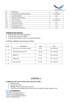 20 KLD STP Proposal Using MBBR Technology | PDF | Sewage Treatment ...