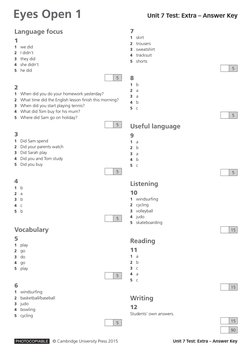 Unit 7 - Answer Key | PDF