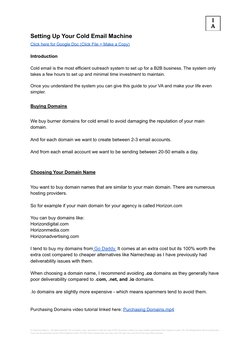 Burner Domains for Cold Email Setup | PDF | Gmail | Domain Name System