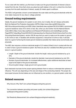 Ground Testing Methods Overview | PDF | Electrical Resistance And ...