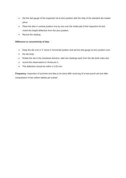 Punch and Die Tooling Inspection Guide | PDF | Tablet (Pharmacy ...