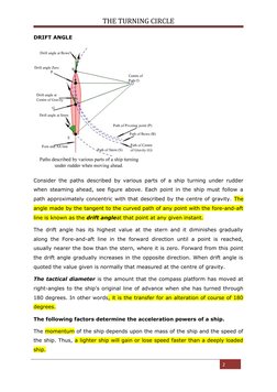 Turning Circle Dynamics of Vessels | PDF | Ships | Circle