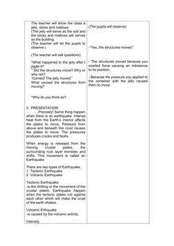 Earthquake Lesson Plan for Grade 6 | PDF | Earthquakes | Plate Tectonics