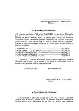 --------------------------------------------------
                                     Alejandro ACEVEDO BUSTAMANTE (37)
DNI
