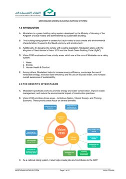 Mostadam Green Building Rating Overview | PDF | Green Building ...
