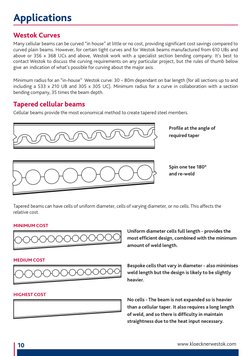 Westok Cellular Beams Sizes Chart - The Best Picture Of Beam