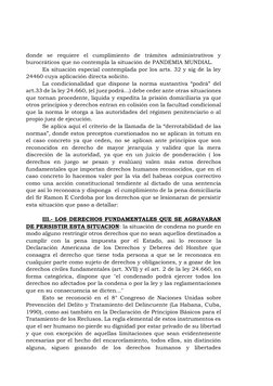 donde se requiere el cumplimiento de trámites administrativos y 
burocráticos que no contempla la situación de PANDEMIA M