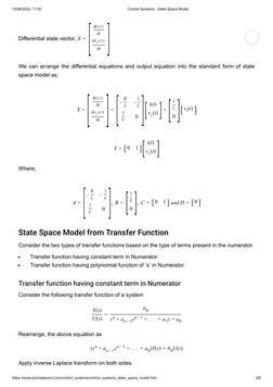 10/08/2022, 11:00
Control Systems - State Space Model
https://www.tutorialspoint.com/control_systems/control_systems_state_sp