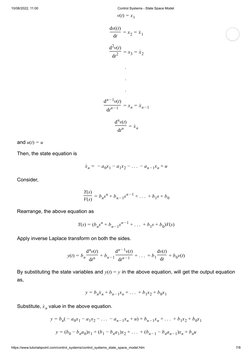 10/08/2022, 11:00
Control Systems - State Space Model
https://www.tutorialspoint.com/control_systems/control_systems_state_sp