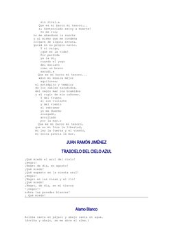 sin rival.»
        Que es mi barco mi tesoro...
        «¡ Sentenciado estoy a muerte!
         Yo me río;
     no