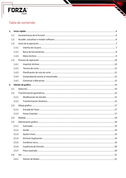 Tabla de contenido 
 
1. 
Inicio rápido ...............................................................................