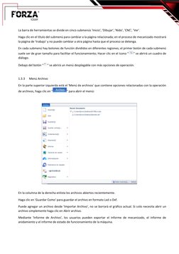 La barra de herramientas se divide en cinco submenús 'Inicio', 'Dibujar', 'Nido', 'CNC', 'Ver'. 
Haga clic en el título
