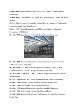 Steel Is Code IS Codes for Structural Steel Design | PDF | Structural Steel ...