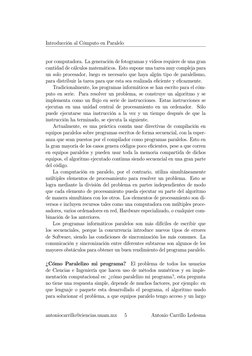 Introducción al Cómputo en Paralelo
por computadora. La generación de fotogramas y videos requiere de una gran
cantidad de cá