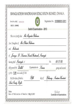 SSC Transcript & Certificate | PDF