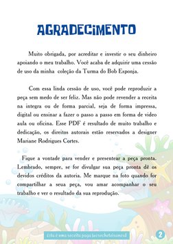 Esta é uma receita paga |@crocheteiranerd
2
     Muito obrigada, por acreditar e investir o seu dinheiro
apoiando o meu traba