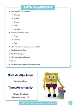 Esta é uma receita paga |@crocheteiranerd
6
Fios com 492 Tex nas cores: 
Amarela,
Marrom,
Branca
Preta 
Vermelho
Fios para bo