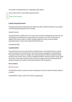 BCA 2nd Sem C Programming Notes | PDF | Pointer (Computer Programming ...