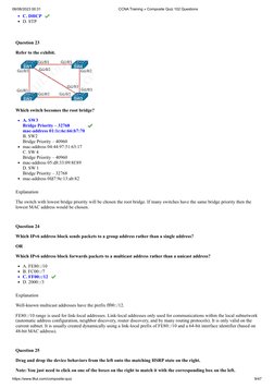 06/08/2023 00:31
CCNA Training » Composite Quiz 102 Questions
https://www.9tut.com/composite-quiz
9/47
C. DHCP
D. STP
Questio