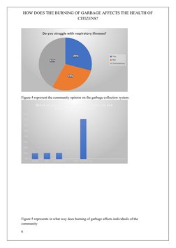 HOW DOES THE BURNING OF GARBAGE AFFECTS THE HEALTH OF
CITIZENS?
29%
29%
42%
Do you struggle with respiratory illnesses?
Yes