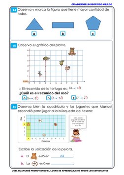 CUADERNILLO SEGUNDO GRADO 
UGEL HUANCANÉ PROMOVIENDO EL LOGRO DE APRENDIZAJE DE TODOS LOS ESTUDIANTES 
Observa y marca la fig