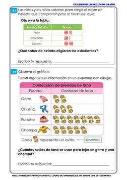 CUADERNILLO SEGUNDO GRADO 
UGEL HUANCANÉ PROMOVIENDO EL LOGRO DE APRENDIZAJE DE TODOS LOS ESTUDIANTES 
Las niñas y los niños