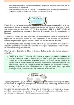 Resumido - Vigotsky y La Formación Social de La Mente | PDF | Sicología ...