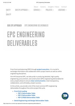 9/13/23, 8:51 AM
EPC Engineering Deliverables
https://www.hm-ec.com/our-epc-approach/construction-engineering-deliverables-hm