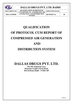 Compressed Air Qualification Report | PDF | Piston | Oxide