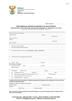 First Medical Report for Accident | PDF | Physical Therapy | Causes Of ...