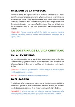 28 Creencia de La Iglesia Adventista Del Septimo Dia | PDF | Cristo ...