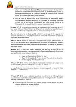 SOCIEDAD DE BENEFICENCIA DE TACNA
el que será remitido a la Comisión Técnica que se encargara d