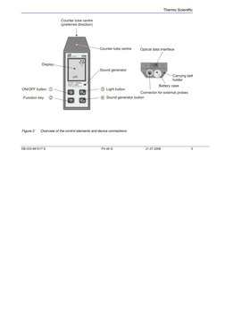 Misuratore Radiazioni Thermo Fisher Scientific FH 40 G-L - Testato Funzionante