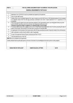 AME License Renewal Application Guide | PDF | Banks | Mail