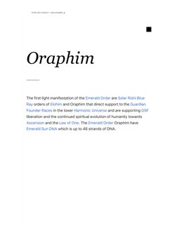 Oraphim Images Oraphim - Ascension Glossary | PDF | Sun | Dna