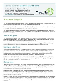 How to use this guide 
This key uses leaves as the principal means by which to identify a tree, so it will work best when the