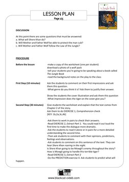 Jungle Book Lesson Plan Overview | PDF | The Jungle Book | Mowgli