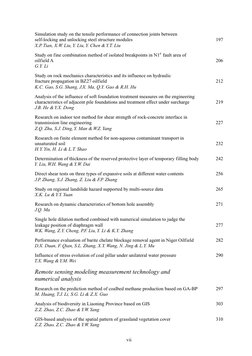 Advances in Mineral Resources Geotechnology and Geological