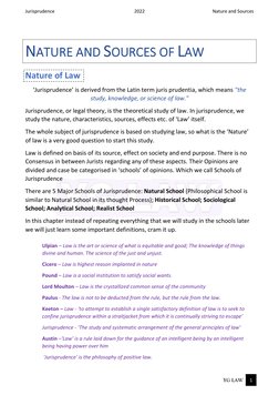 Nature and Sources of Law in Jurisprudence | PDF | Precedent ...