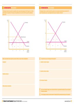 www.tutor2u.net  93
92  Edexcel A Level Economics Diagram Practice Book  Not to be photocopied
3
EXTENSION QUESTION: Trade an