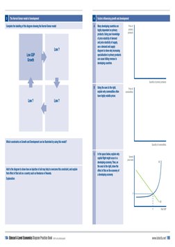 www.tutor2u.net  105
104  Edexcel A Level Economics Diagram Practice Book  Not to be photocopied
3
4
The Harrod-Domar model o