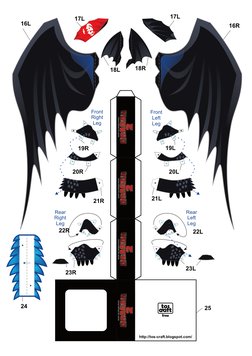 Toothless Leg Pattern Toothless Papercraft Template Guide | PDF