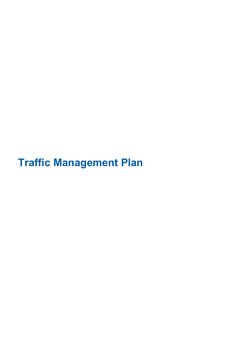 Traffic Management Plan

