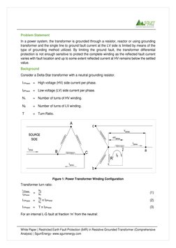 White Paper | Restricted Earth Fault Protection (64R) in Resistive Grounded Transformer (Compr