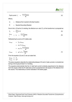 White Paper | Restricted Earth Fault Protection (64R) in Resistive Grounded Transformer (Compr