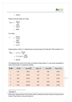 White Paper | Restricted Earth Fault Protection (64R) in Resistive Grounded Transformer (Compr