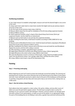 Method Statement for Building A8 Renovation | PDF | Drywall | Paint