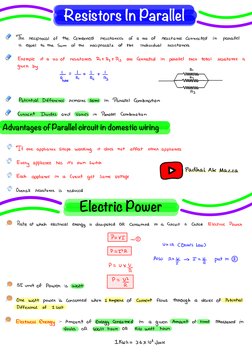 Class 10 Electricity Notes PDF | PDF | Electrical Resistance And ...
